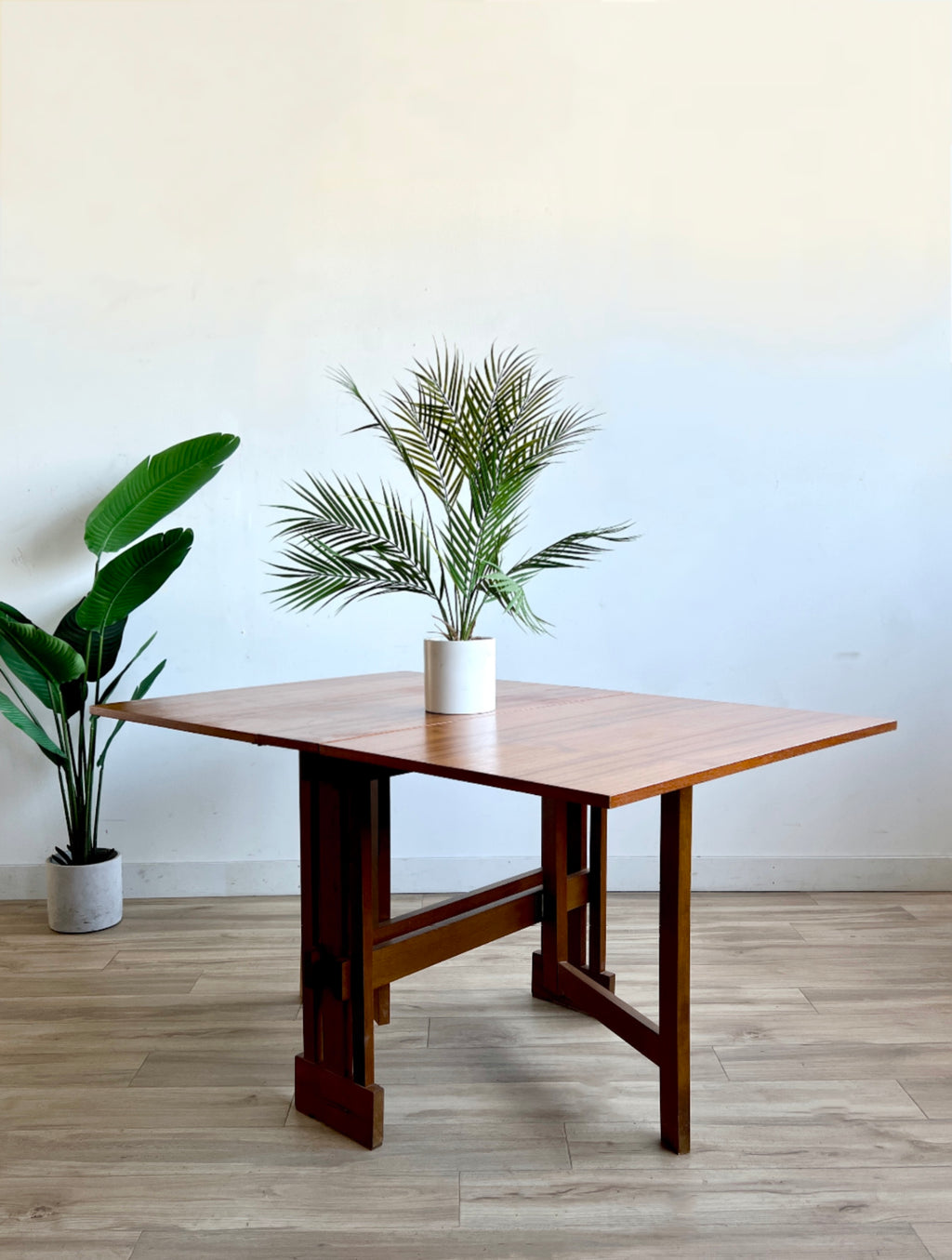 Vintage Mid Century European Teak Dining Table