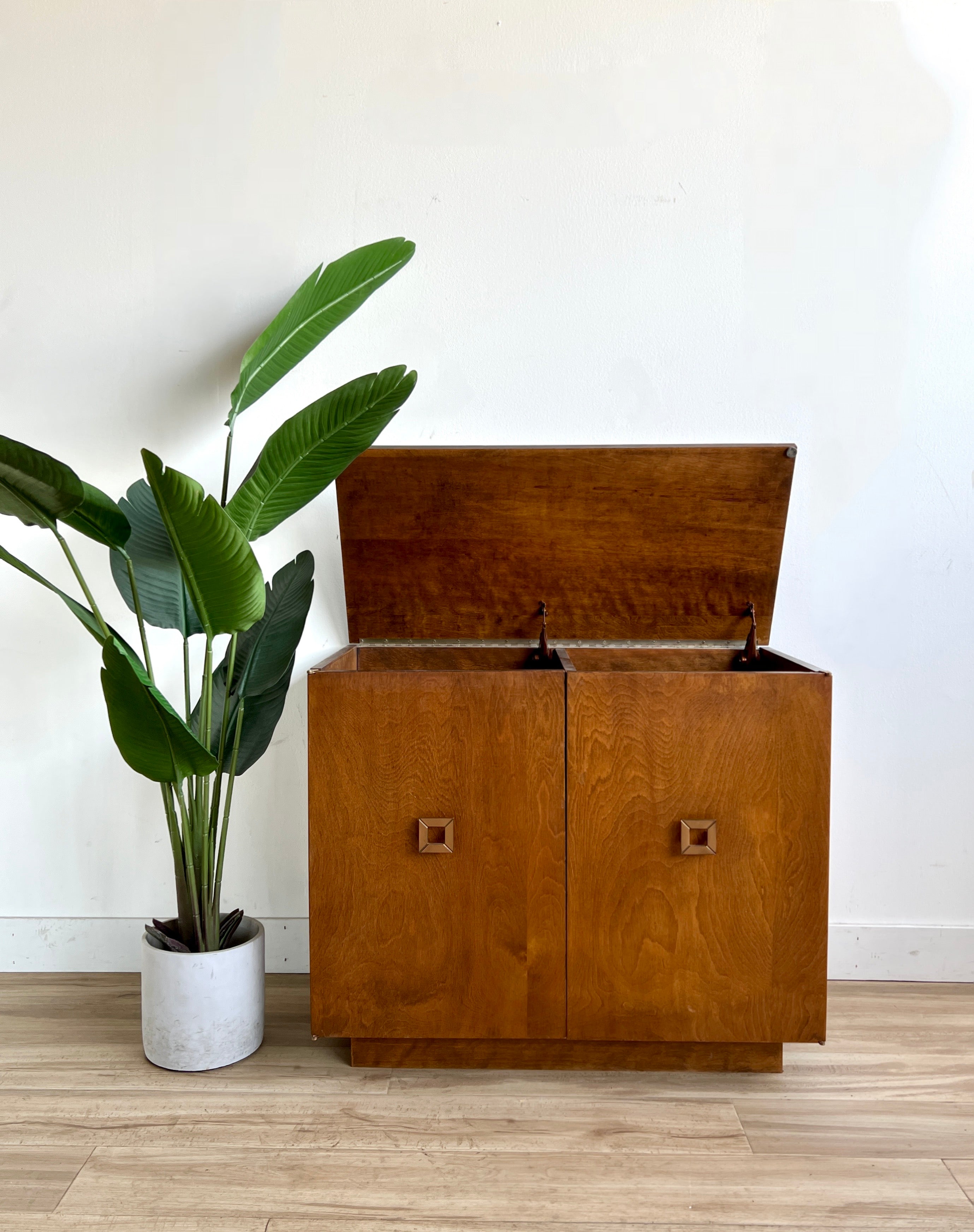 Vintage Mid Century Reel to Reel Player with Cabinet