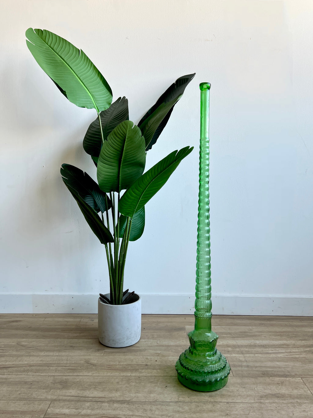 Extra Large Vintage Art Glass Vase