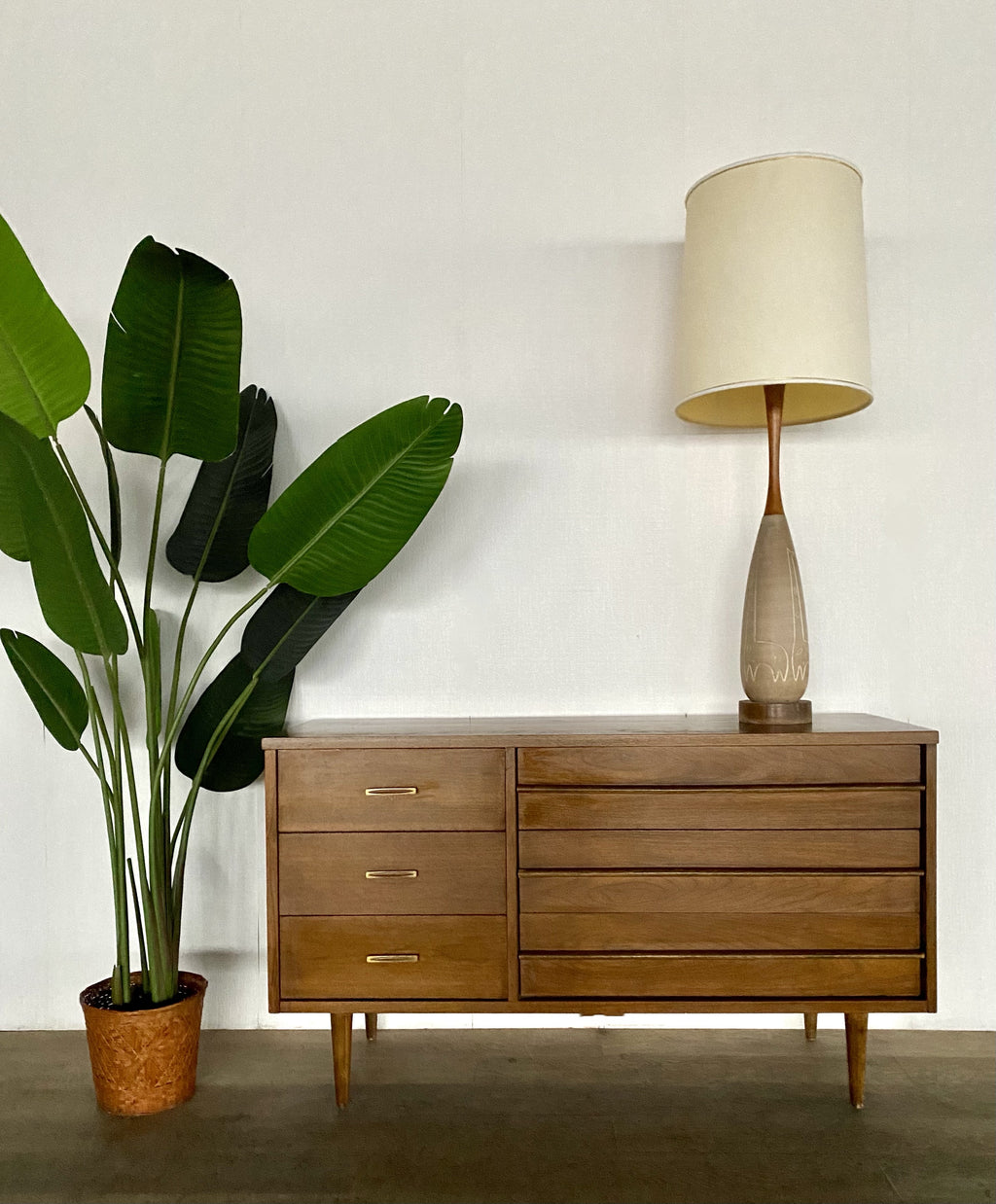 Six Drawer Mid-Century Dresser