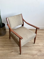 Vintage Lounge Chair with Upholstery Service in Your Fabric