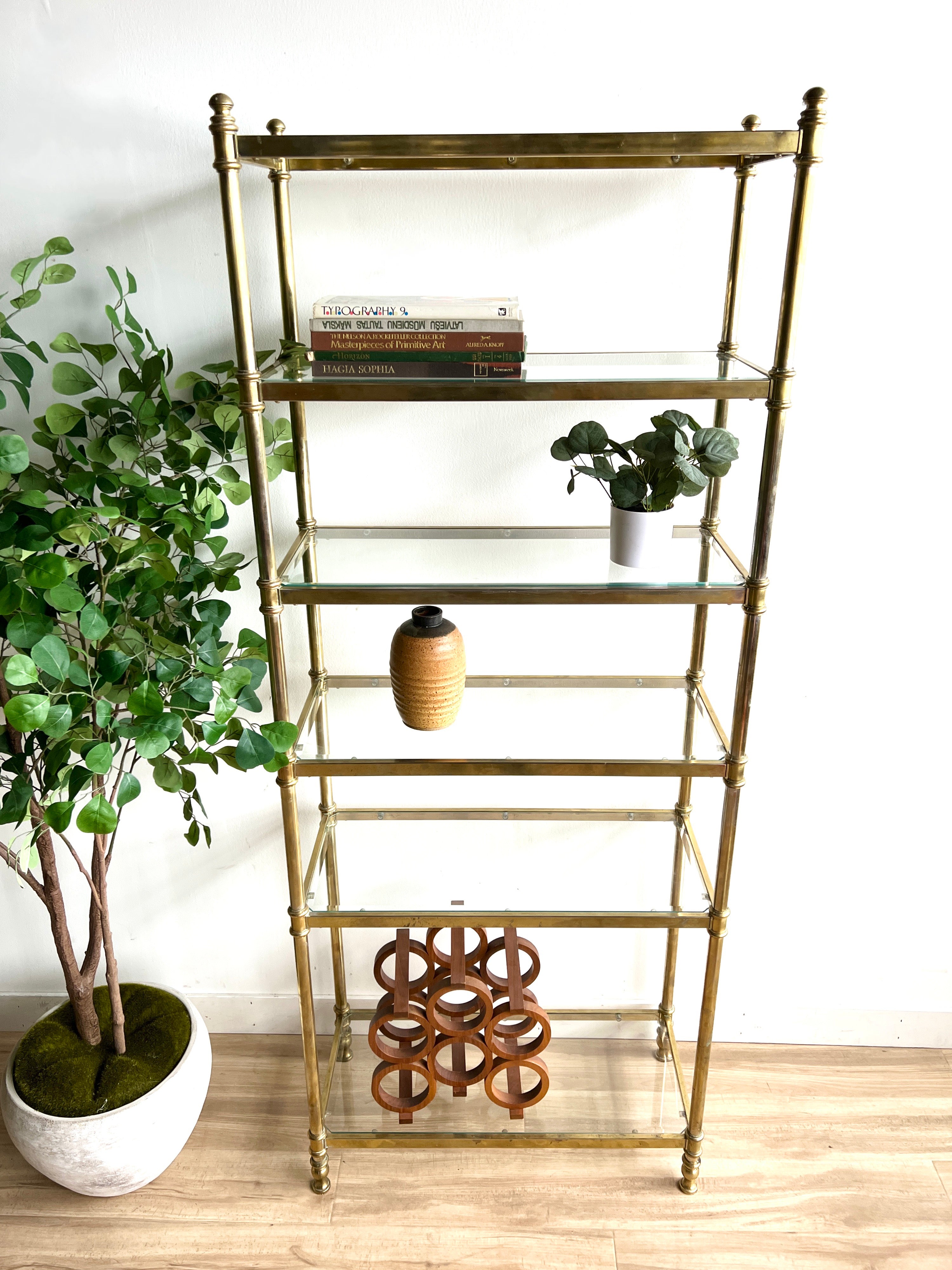 Vintage Brass Shelf – Home and Closet Vintage