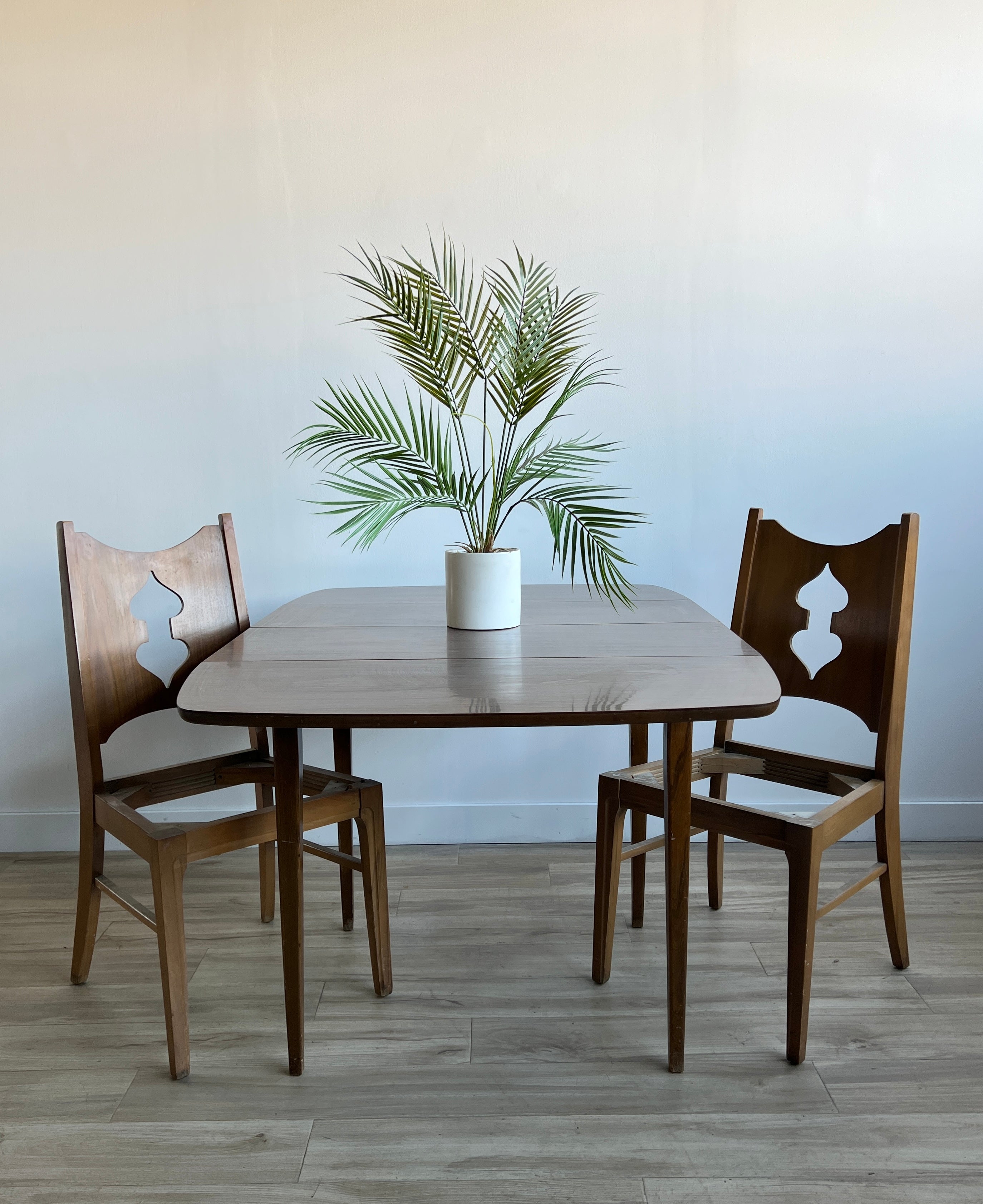 Vintage Mid Century Dining Set with Upholstery Service – Home and ...