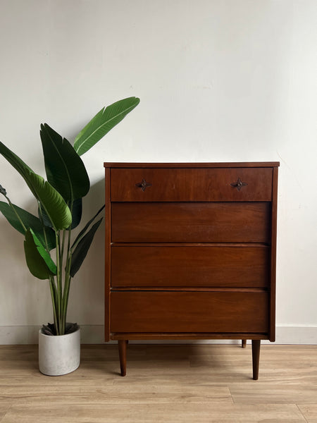 Vintage Tall Mid Century Dresser – Home and Closet Vintage