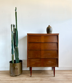 Vintage Mid Century Four Drawer Dresser