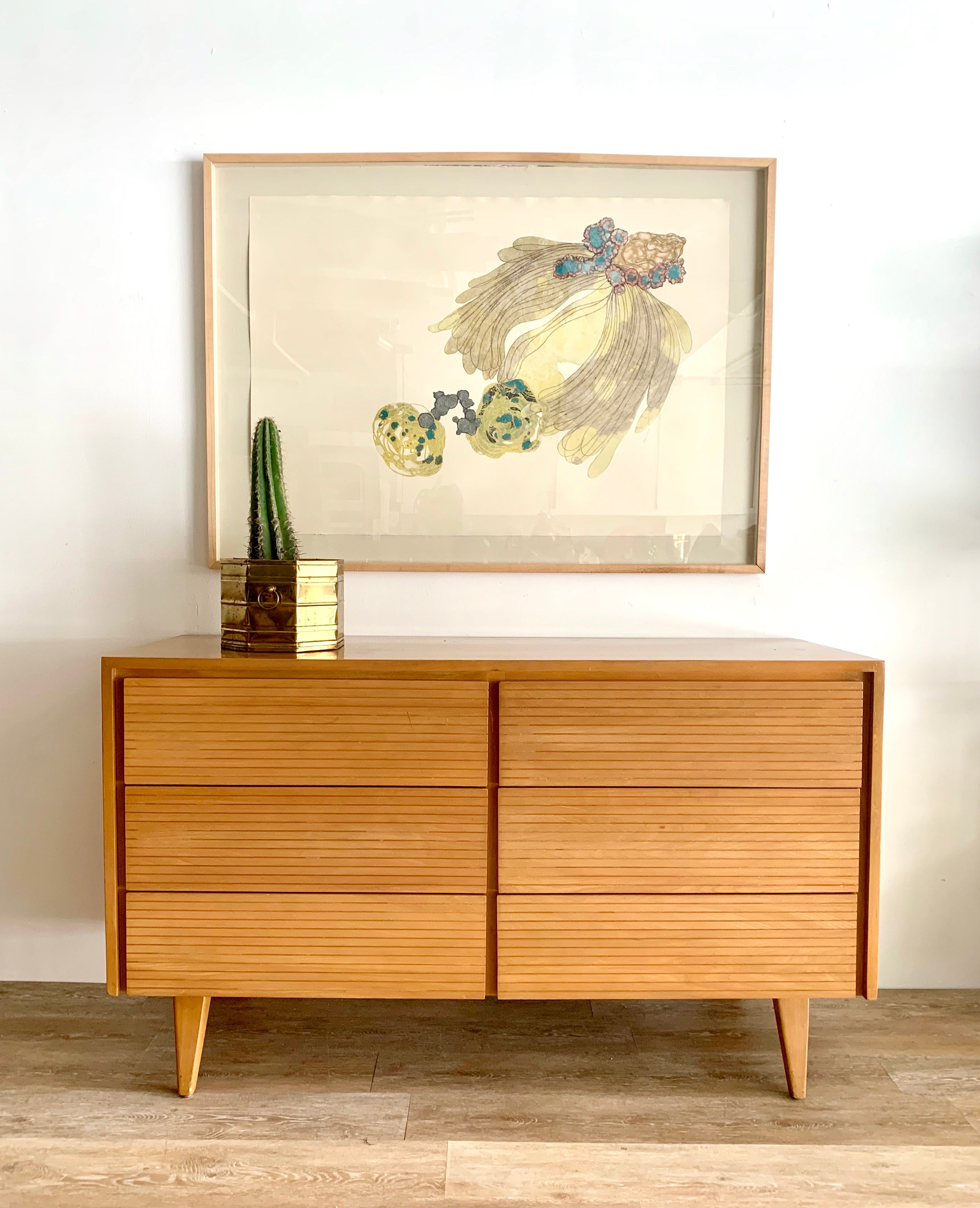 Vintage Dresser with six drawers