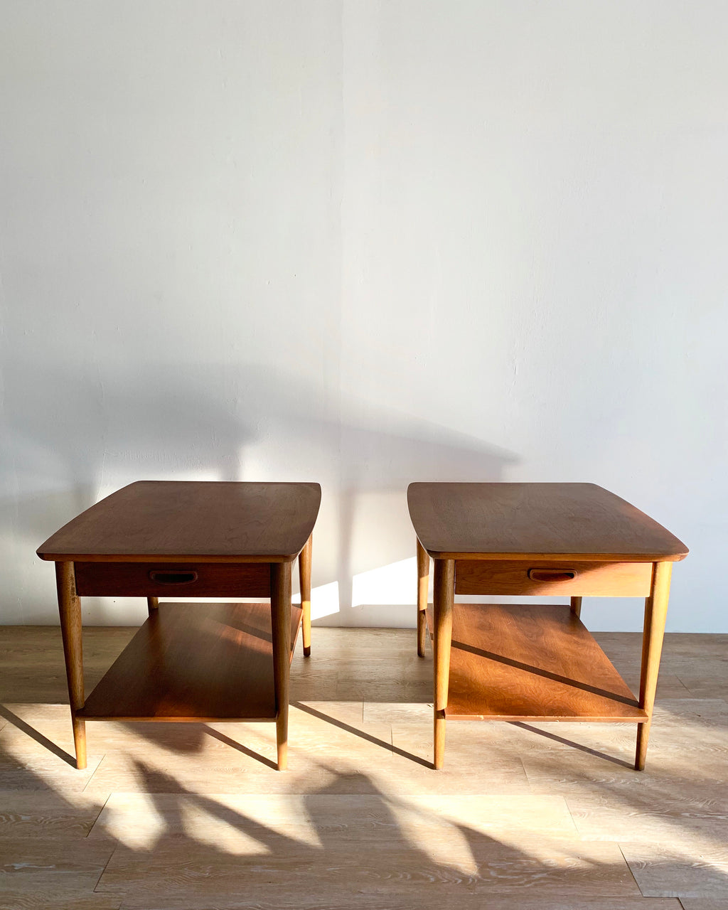 Pair of Mid-Century End tables by Lane