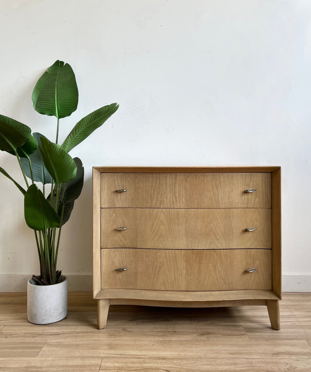 Vintage Mid Century Three Drawer Dresser