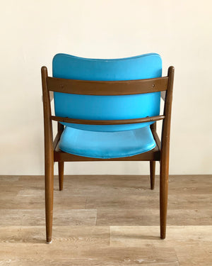 Mid-Century Chair in Blue
