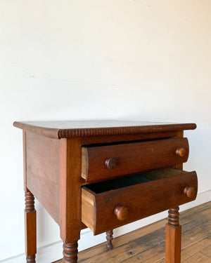 Vintage Hall Table With Drawers