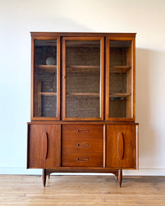 Mid-Century Hutch with Surfboard Detail