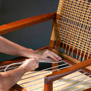 Tesoro Teal Fabric for Swedish Arm Chairs