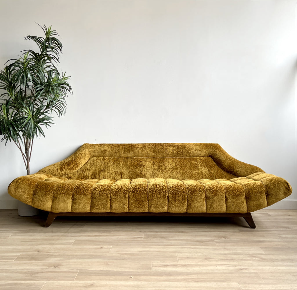 Vintage Mid Century Gondola Sofa