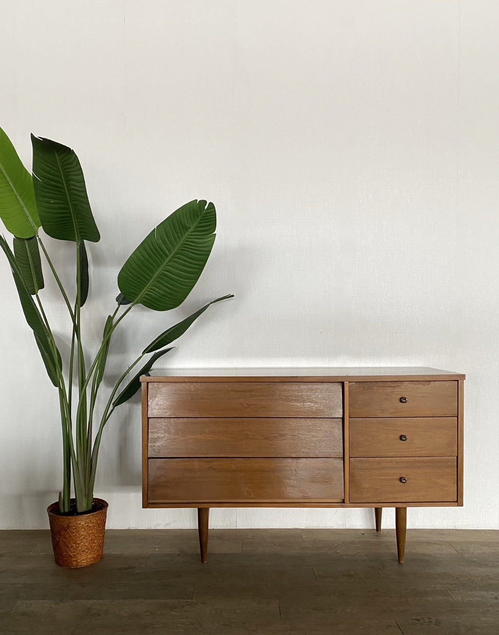 Mid-Century Six Drawer Dresser