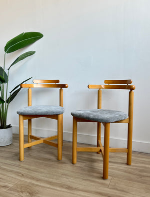 Pair of Vintage Danish Chairs by Gangso Mobler