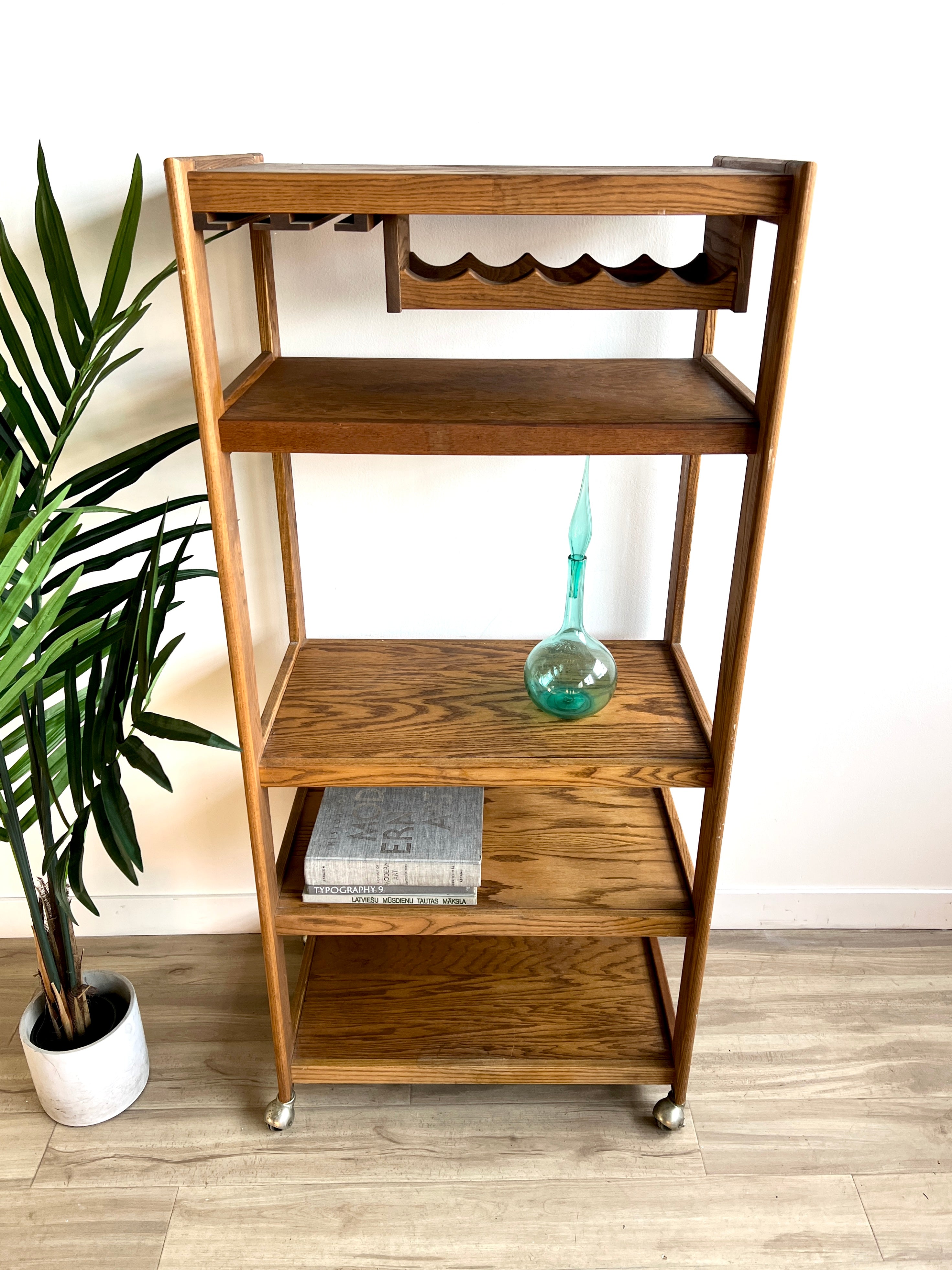 Vintage Wine Bar / Bookshelf – Home and Closet Vintage