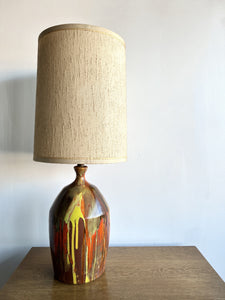 Large Vintage Ceramic Lamp