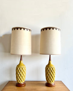 Pair of Vintage Mid Century Lamps