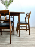 Mid Century Dining Set With Leaf