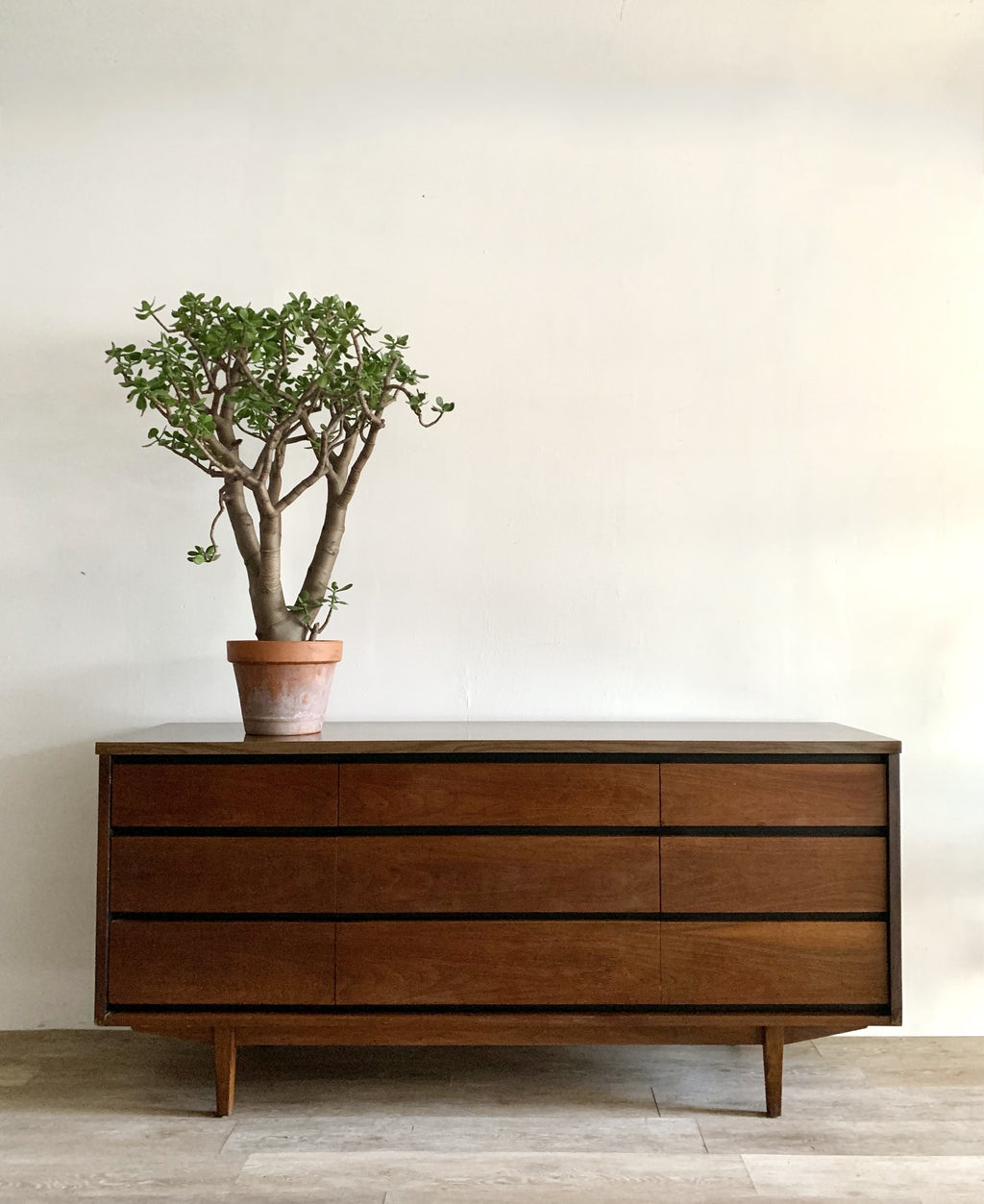 Nine Drawer Mid Century Dresser