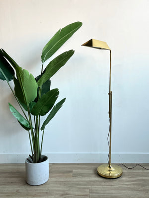 Vintage Brass Floor Lamp