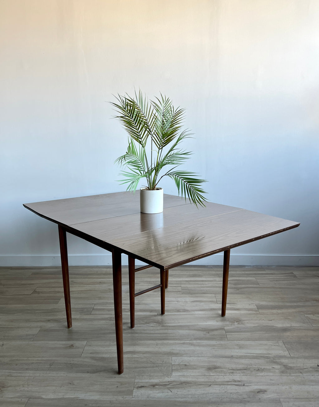 Project Vintage Mid Century Drop Leaf Dining Table