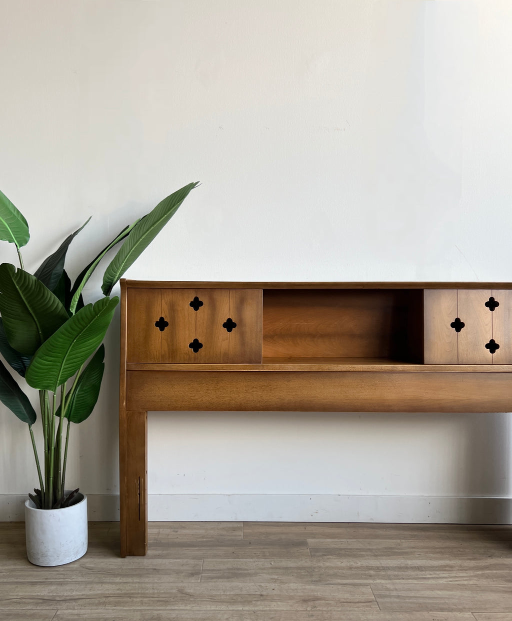 Vintage Mid Century Queen Headboard