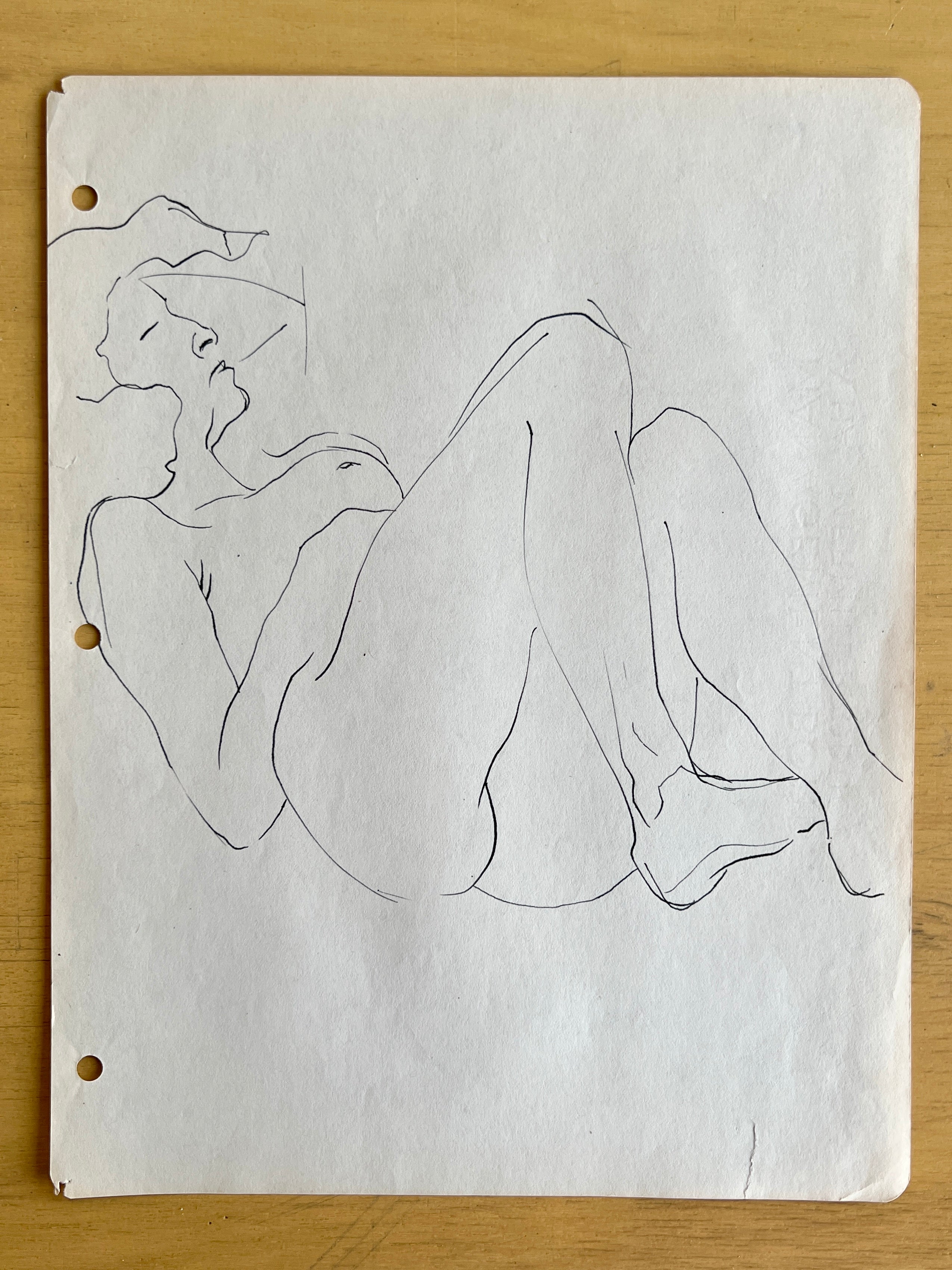 Vintage Figure Sketch #11 by Tom Sheffield