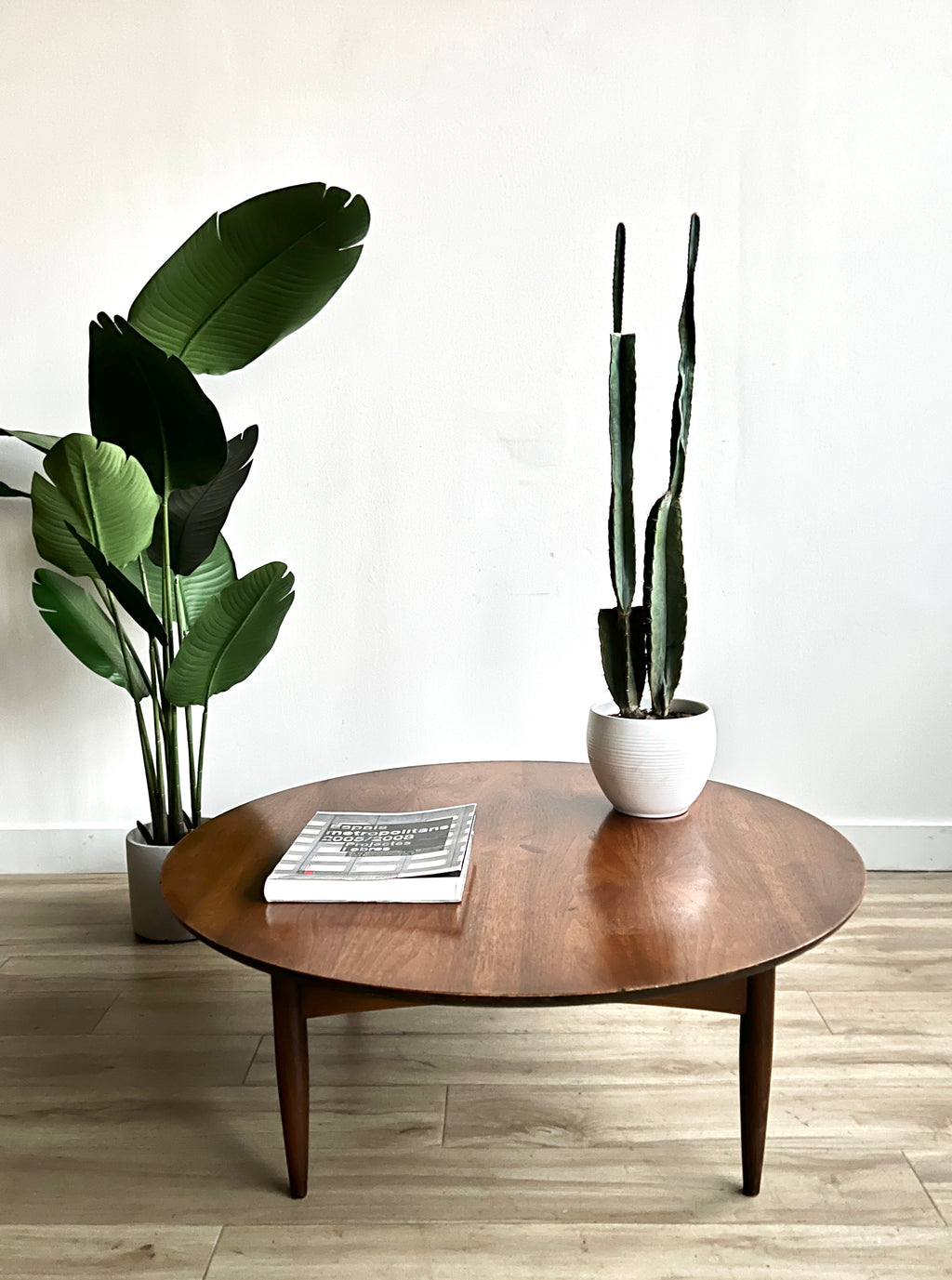 Vintage Mid Century Round Coffee Table