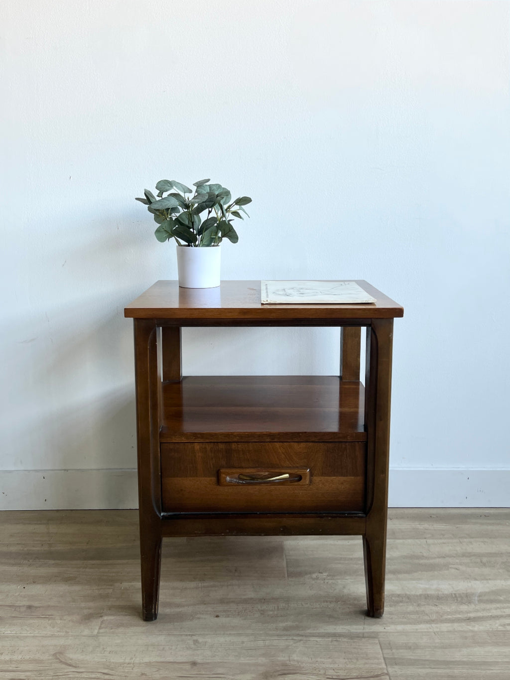 Vintage Mid Century Nightstand / End Table