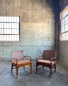 Pair of Vintage Cane Back Chairs