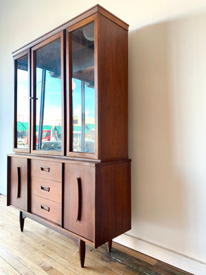 Mid-Century Hutch with Surfboard Detail