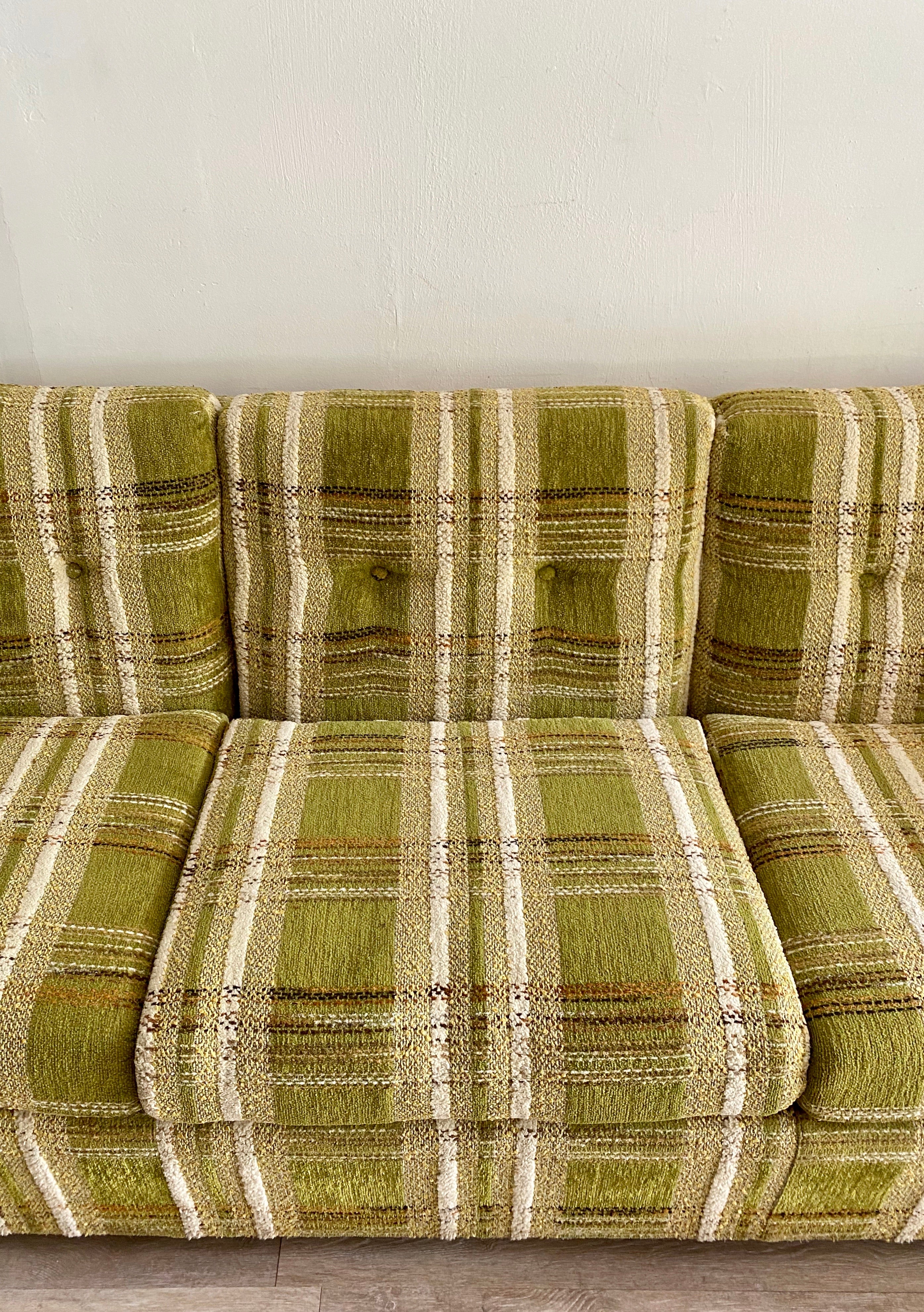 Vintage Green Sofa