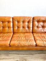 Vintage Vegan leather Sofa