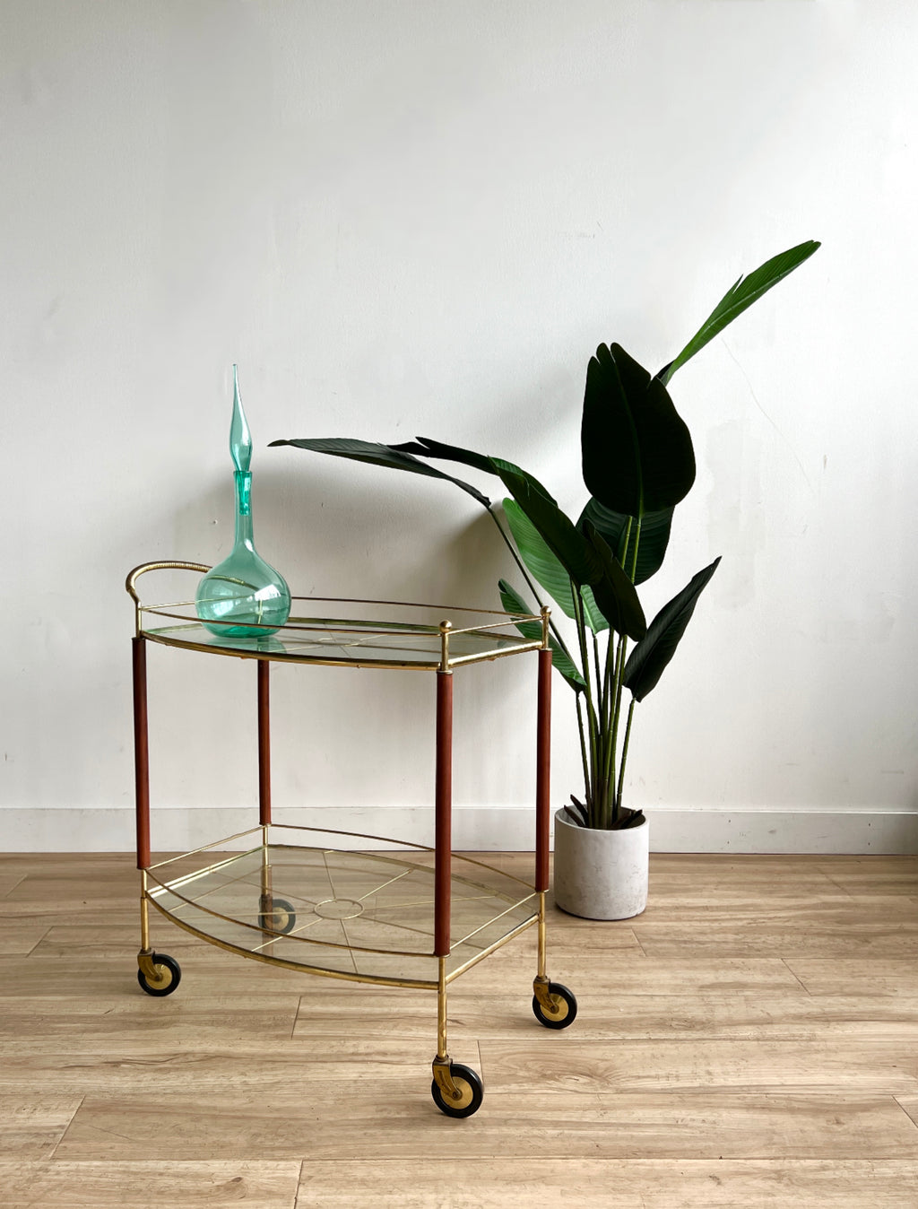 Vintage Mid Century Bar Cart