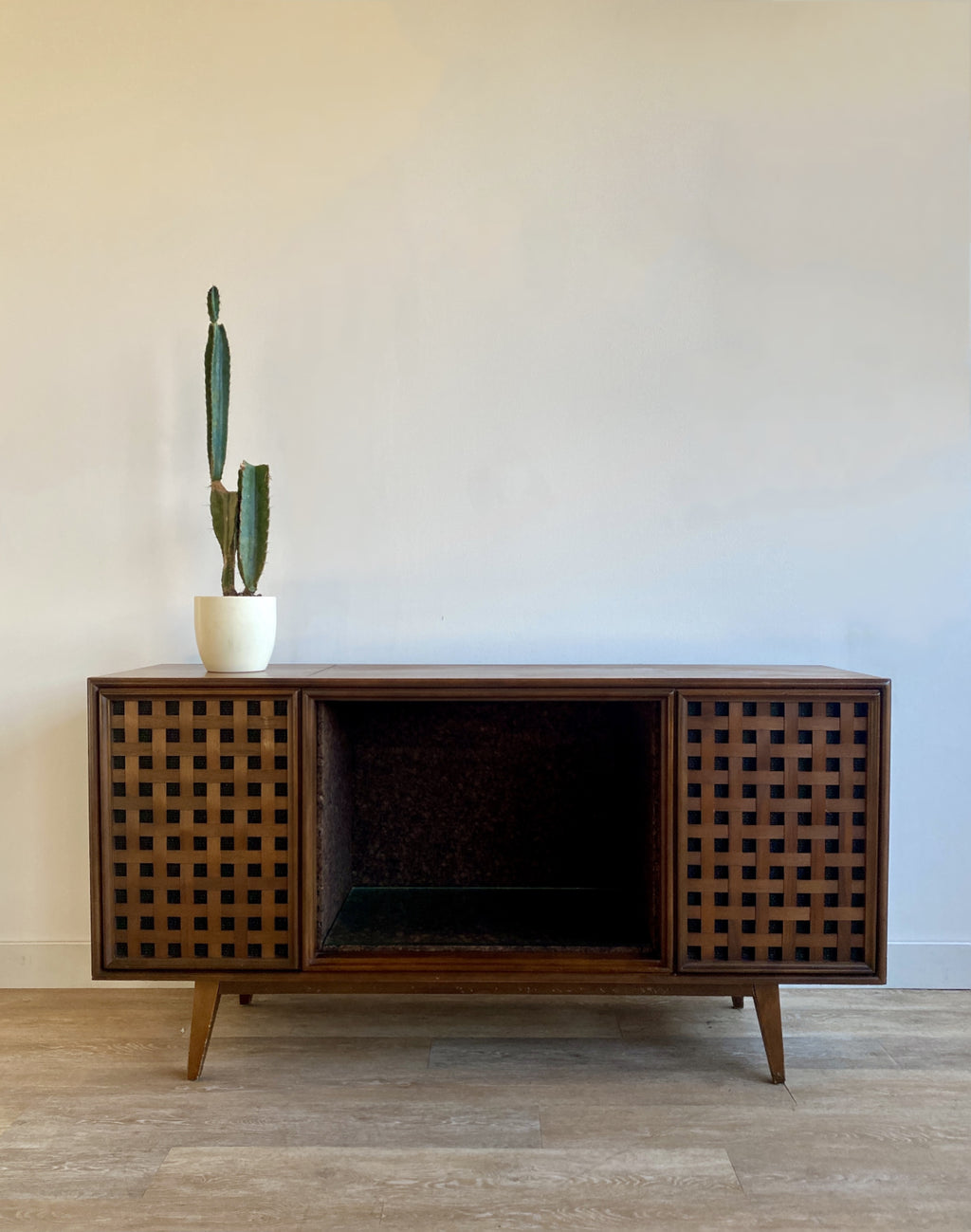 Mid Century Record Console (fully functional)