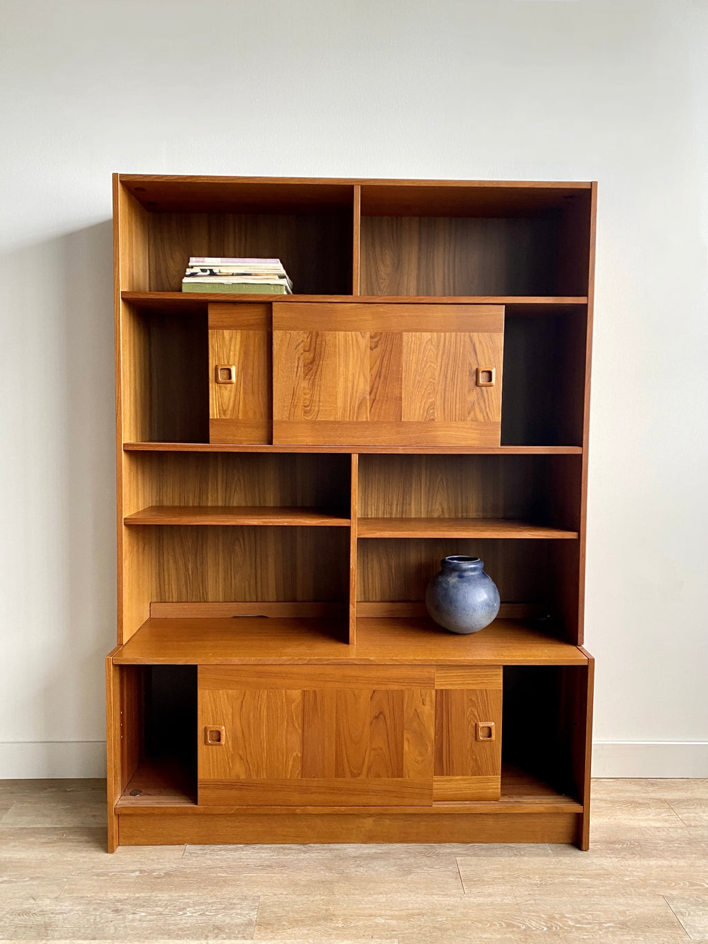 Vintage Danish Teak Wall Unit