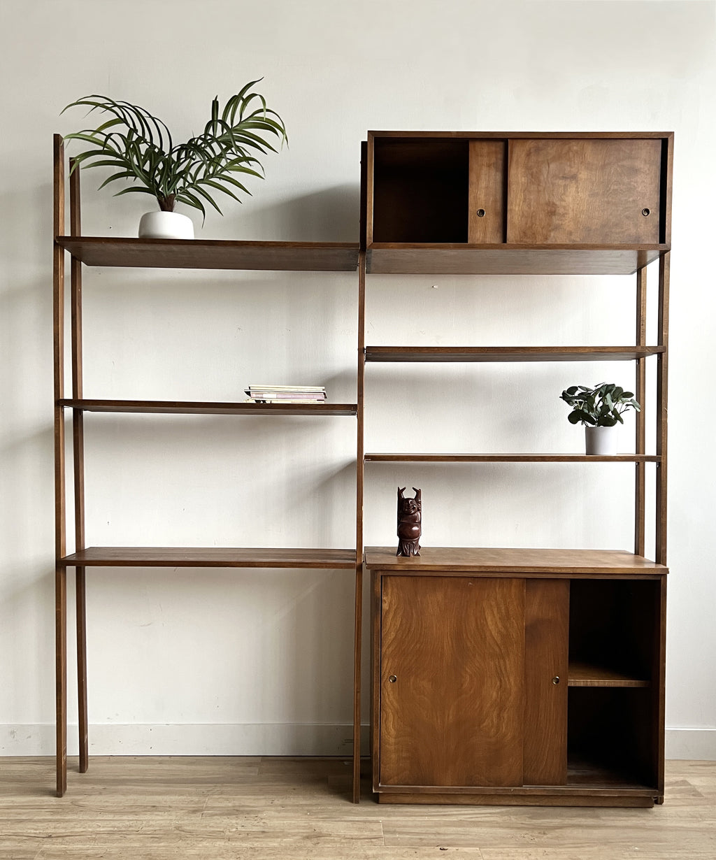 Vintage Mid Century Shelving Unit