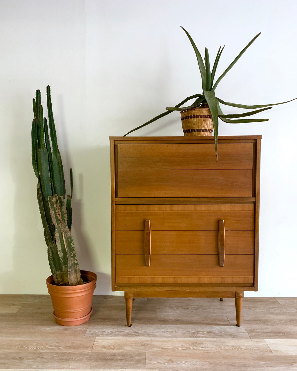 Tall Mid-Century Dresser with four drawers