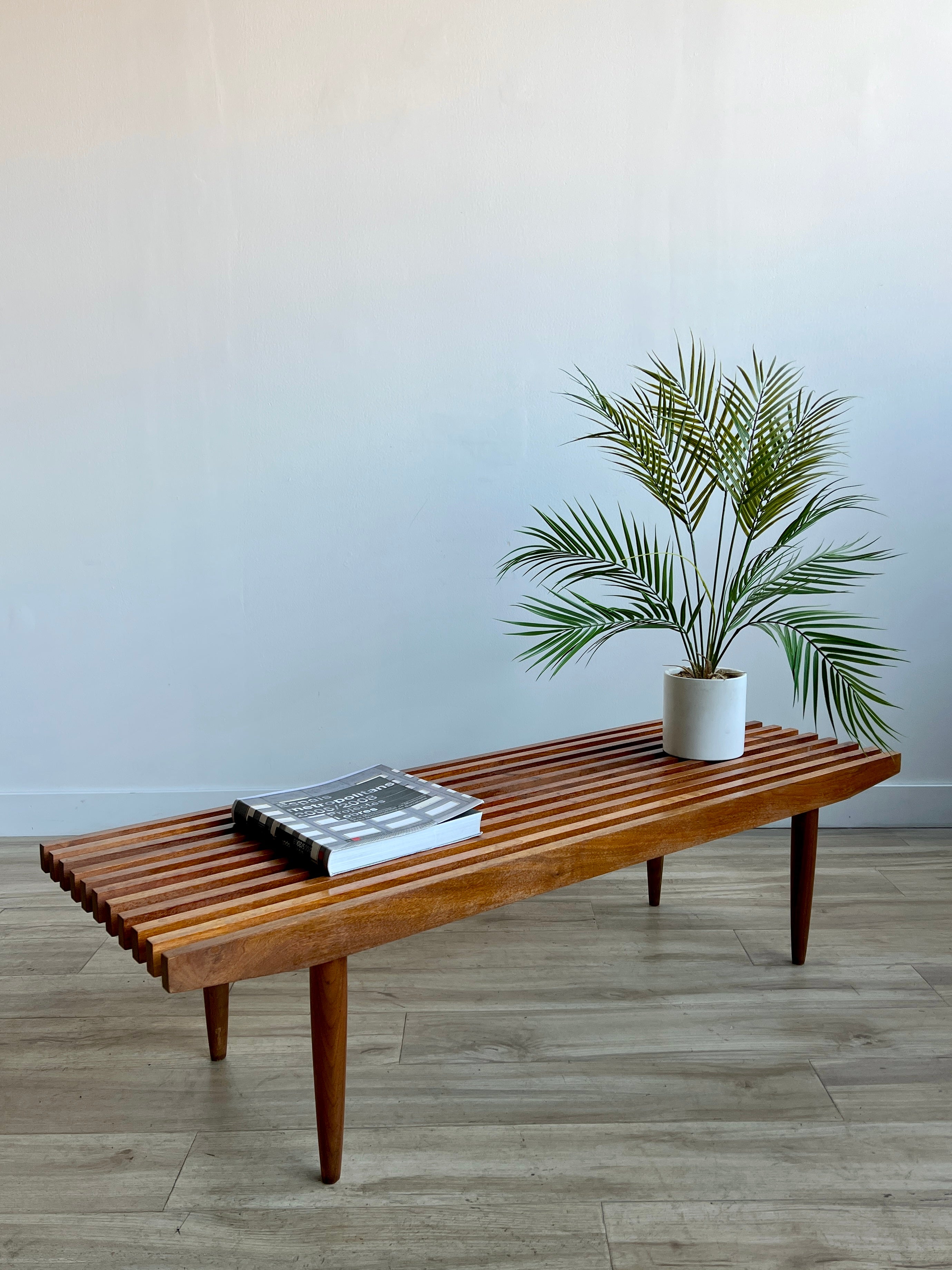 Vintage Mid Century Bench / Coffee Table