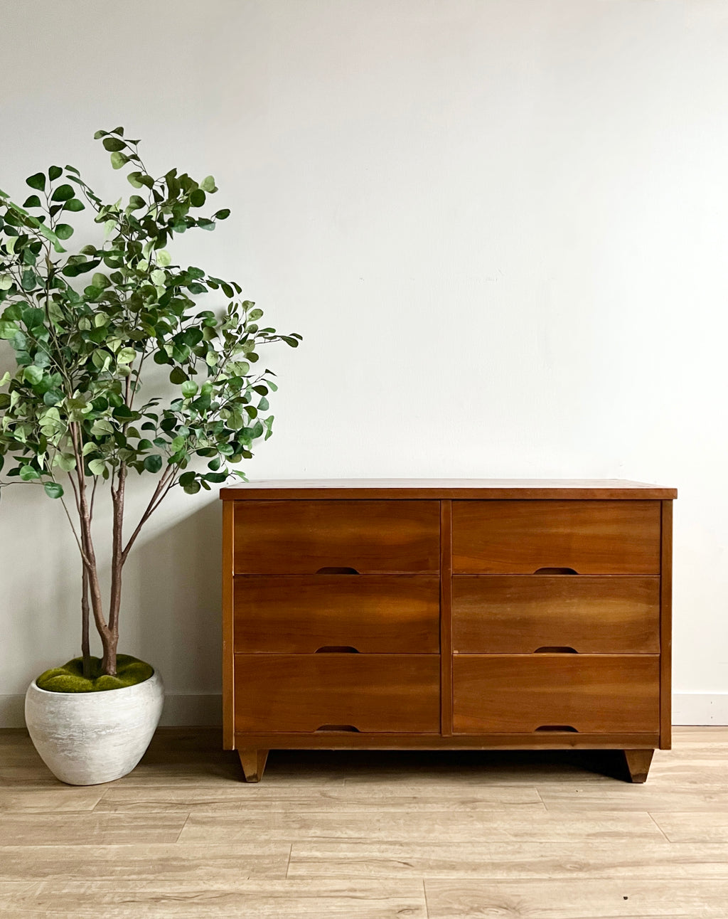 Project Mid Century Six Drawer Dresser