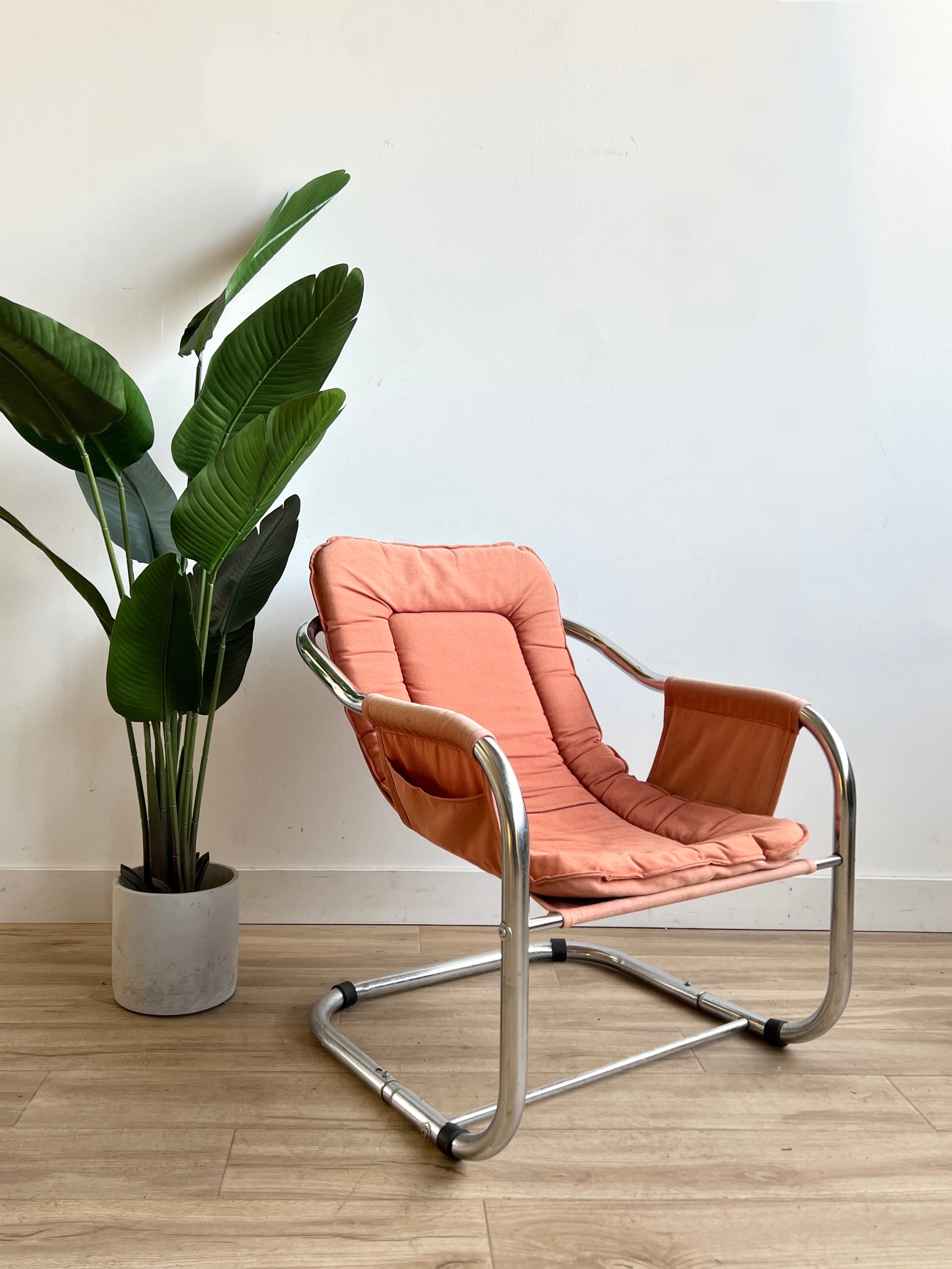 Vintage Mid a century Sling Chair