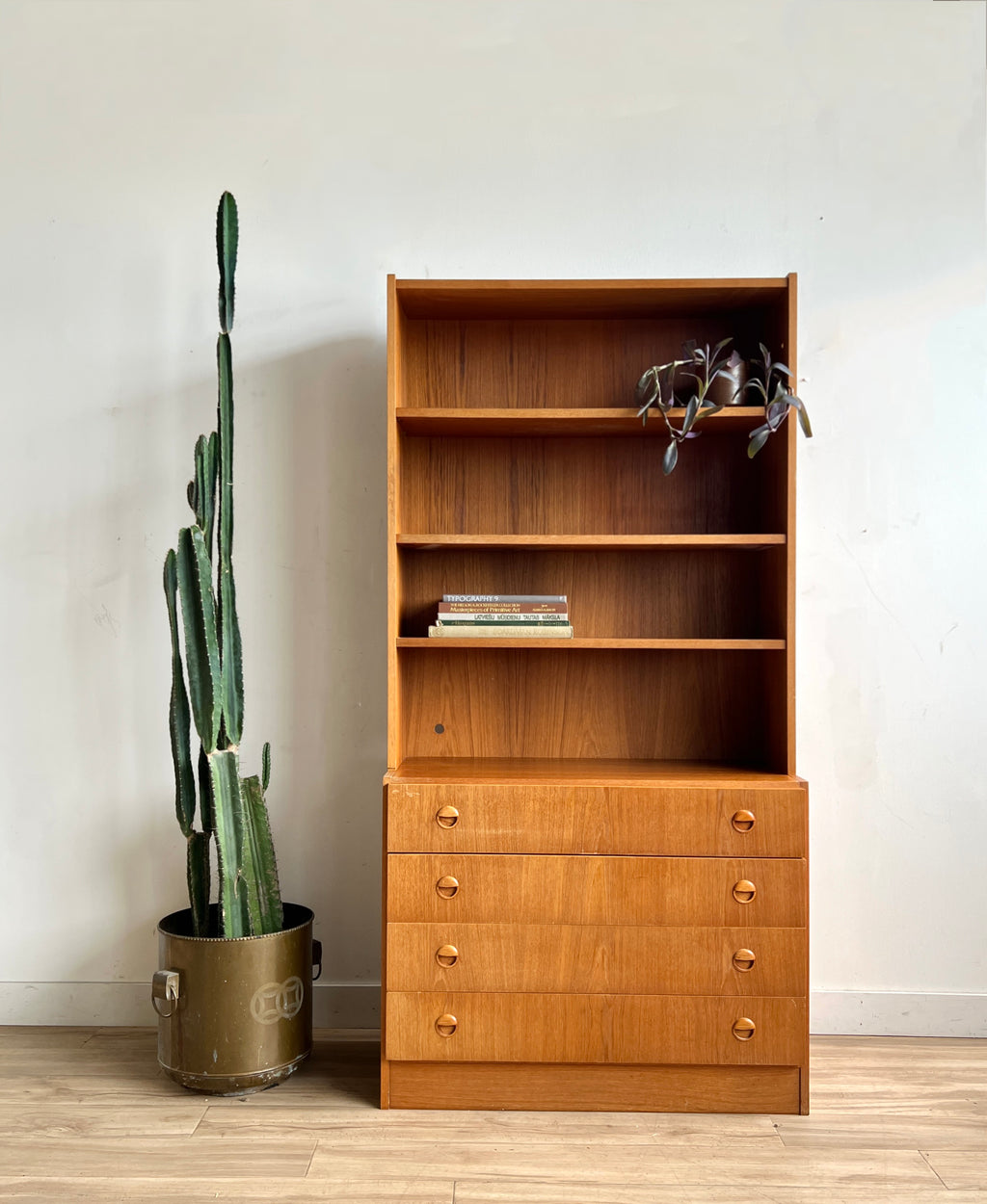Vintage Danish Teak Wall / Shelving Unit