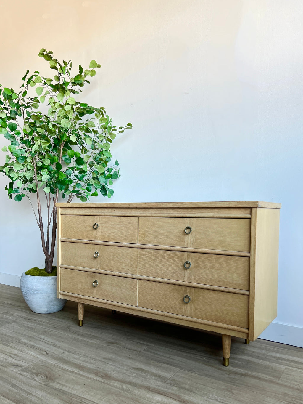 Six Drawer Mid Century Dresser