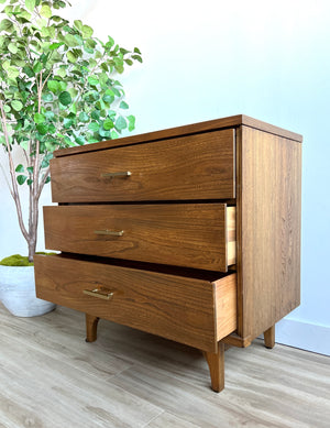 Vintage Mid Century Three Drawer Dresser