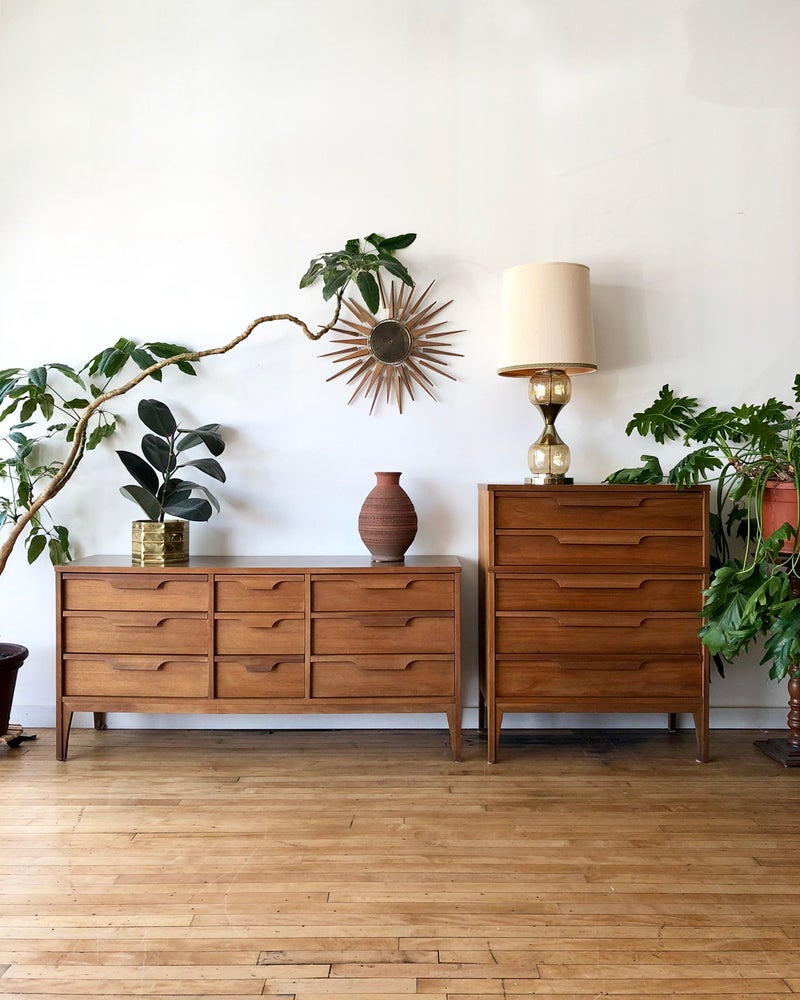 Mid-Century Dresser Set