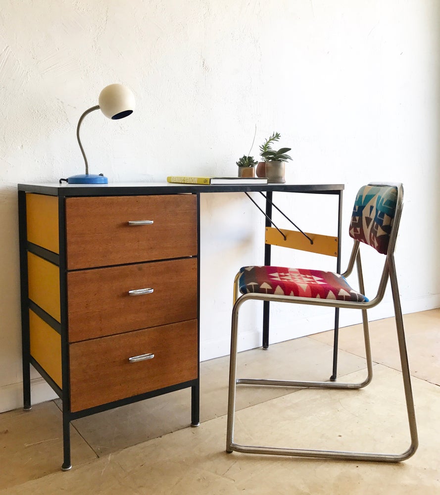 George Nelson Steelframe Desk by Herman Miller